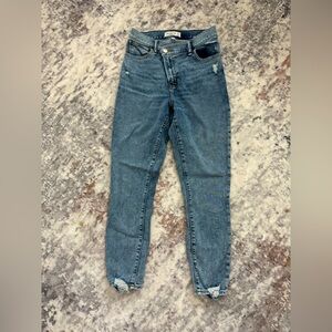 Abercrombie women supper skinny ankle high rise jean size 27/4regular